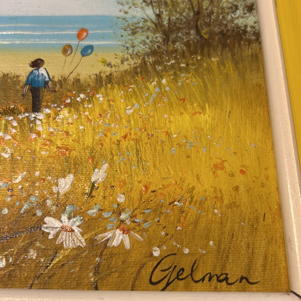 Vintage Oil Painting By Gelman frame measures
14.5x12.5 - Picture 15 of 15